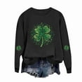 thumbnail image 4 of Yteetum Women's St Patrick's Day Sweatshirt Plus Size Crewneck Irish Gift St Patricks Luckys Shamrocks Graphic Print Hoodless Sweatshirts Top Womens Casual Round Neck Loose Fits Long Sleeve T Shirts, 4 of 4