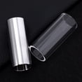 thumbnail image 4 of 6Pcs Glass Slide and Stainless Steel Slide Medium Bottleneck Slide for Guitar Bass (Transparent And Silver), 4 of 5