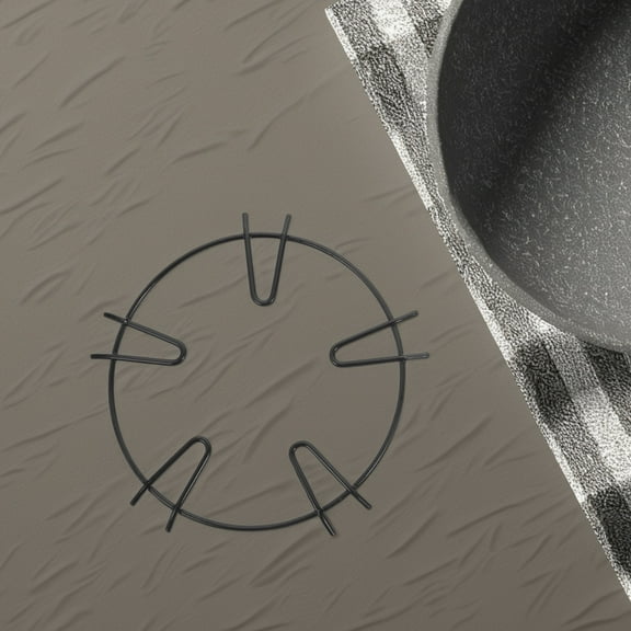 ULTNICE 1Pack Stove Trivet High Temperature Resistance Four Claw Design Cast Iron Cooktop Stand