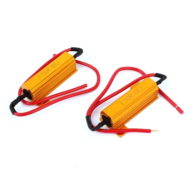 8Rj 50W 8Ohm Resistencia de Carga para LEDs Bombilla Intermitente