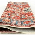 thumbnail image 6 of Alfa Rich 4x6 Area Rugs, Ultra-Thin Oriental Light Red Rug, Non-Slip Machine Washable, Easy Clean, Pet Friendly Rugs, 6 of 6