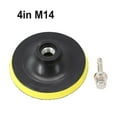 thumbnail image 1 of 4 Inch Self-adhesive Backing Pad Polishing Plate with 14mm Thread Adapter, 1 of 9