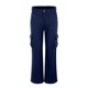 thumbnail image 4 of Vaqueros cargo informales de cintura media para mujer: pierna ancha elástica, bolsillos, poliéster, para todas las estaciones/ropa informal, 4 of 5