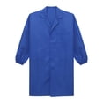 thumbnail image 5 of TiaoBug Men's Work Overalls One Piece Wear Resistant Dustproof Work Coat Long Sleeve Lab Coat Royal Blue 185/3XL, 5 of 8
