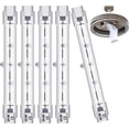 thumbnail image 1 of shiyou-R7S Bulb 118MM 300W, 5 Pack R7S 300W 120V Bulb Warm White, R7S Halogen Bulb Dimmable J Type Linear Double Ended with R7S Base, R7S 118MM T3 300W for Work, Security, Landscape Light,Floor Lamp, 1 of 4