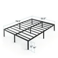 thumbnail image 5 of Best Price Mattress 14" Metal Platform Bed Frame, Heavy-Duty Steel Slats, Black, Full, 5 of 9