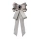 thumbnail image 3 of Broche de lazo con cuentas y lazo preatado para mujer, ideal para festividades. gris, 3 of 9