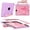 Lavender-Pink, variant on Kids Shockproof Case for iPad 7/8/9 Gen 10.2", Kickstand, Hand Strap & Pencil Holder