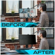 EZ-Pro Screen Protector Privacy Screen Panel for 27 inches (Screen Measured Diagonally) Computer Monitor, Anti Blue Light and Easy Installation, Screen Panel Size 14 Height x24.1 Width