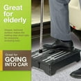 thumbnail image 4 of BodyHealt Portable Folding Riser Step Stool - Black - Exact Color, 4 of 10