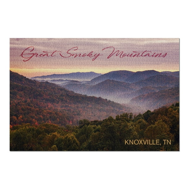 Knoxville, Tennessee Great Smoky Mountains Sunset 97325 (20x30