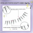 thumbnail image 3 of Colle sous Cils Forme Patte de Chat Cils Inférieurs Transparents Terrier Noglue Cils Simples Brins de Colle Tuft Faux Cils, 3 of 6