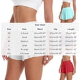 thumbnail image 3 of TRUNZI Running Shorts for Women with Pockets Flowy High Waist Drawstring Quick Dry Women Summer Workout Shorts Red 2XL, 3 of 4