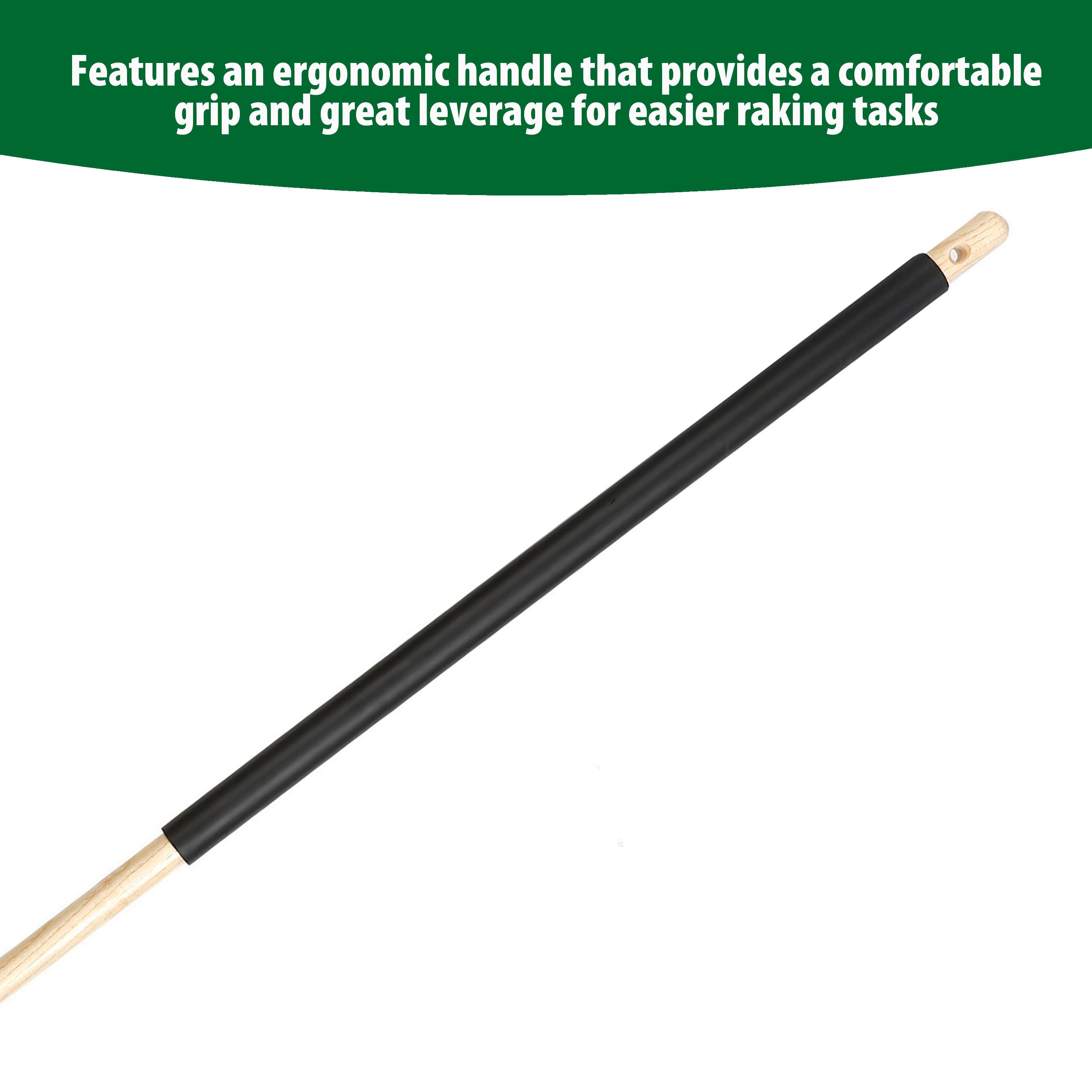 Expert Gardener 30-Inch Wood Leaf Rake photo 5