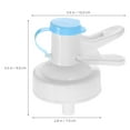 thumbnail image 2 of LEORX 2PCS Water Jug Spout Replacement Plastic Water Dispenser Accessories for Home Use Office Use, 2 of 7