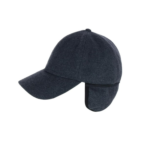 Epoch Hats Company Sherpa Lined Wool Blend Earflap Baseball Cap (Men)