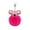 Hot Pink, variant on Furry Koala and Pompom Ball Keychain - Cute Animal Themed Keyring for Women and Girls