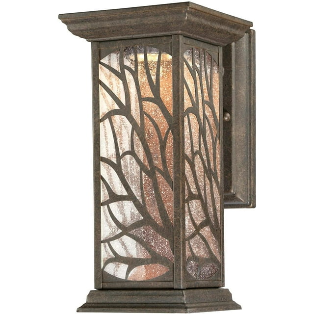 6312000 Glenwillow One-Light LED, Victorian Bronze Finish with Clear Seeded Glass Outdoor Wall Fixture
