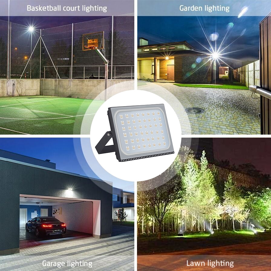 500W 300W 200W 150W 100W 50W 30W 20W 10W LED Flood Lights Outdoor Garden Lamp US 