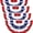 1.5x3FT 4 Pack, variant on 6 Pack Heritage American Flag Bunting 3 x 6 FT - 4th of July Patriotic Decorations, USA Pleated Bunting Fan Flags, Red White & Blue Patriotic Half Fan Banner Outdoor Decor for 250th Independence Day
