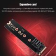 thumbnail image 4 of M.2 NVME To U.2 Adapter Card Mkey PCIeX4 M.2 PCIe To SFF8643 Hard Disk Adapter Card Support 2230/2242/2260/2280 SSD Vertical, 4 of 6