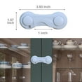 thumbnail image 4 of Cabinet Locks - Life Child Safety Locks 4 Pack - Baby Safety Cabinet Locks - Baby Proofing Cabinet Kitchen System with Strong Adhesive Tape, 4 of 5