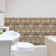 thumbnail image 4 of Amdohai 3 Dimension Multicolor Geometric Pattern Water-resistant Moistureproof Removable Self Adhesive Wallpaper Peel & Stick PVC Wall Stickers for Living Room Bathroom Kitchen Countertop, 4 of 8