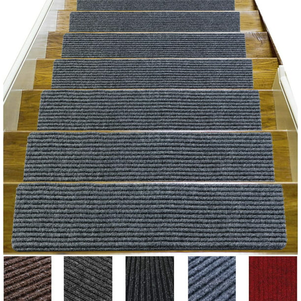 Non Slip Stair Treads Carpet Indoor, How To Make A Rug Slip Resistant