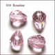 thumbnail image 1 of Imitation Austrian Crystal Beads Grade AAA K9 Glass Faceted Drop Pink 8x10mm Hole: 0.9~1mm, 1 of 1