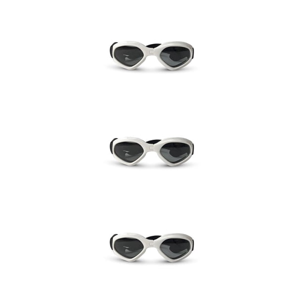 Methold 1 par de gafas de sol para mascotas, gafas de snowboard informales plegables, color blanco Type1 NO1