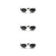 thumbnail image 1 of Methold 1 par de gafas de sol para mascotas, gafas de snowboard informales plegables, color blanco Type1 NO1, 1 of 6