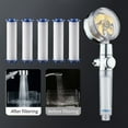 thumbnail image 2 of Amdohai 5PCS Shower Head Water Filter Showerhead Replacement Filter Remove Heavy Metal Sediment, 2 of 5