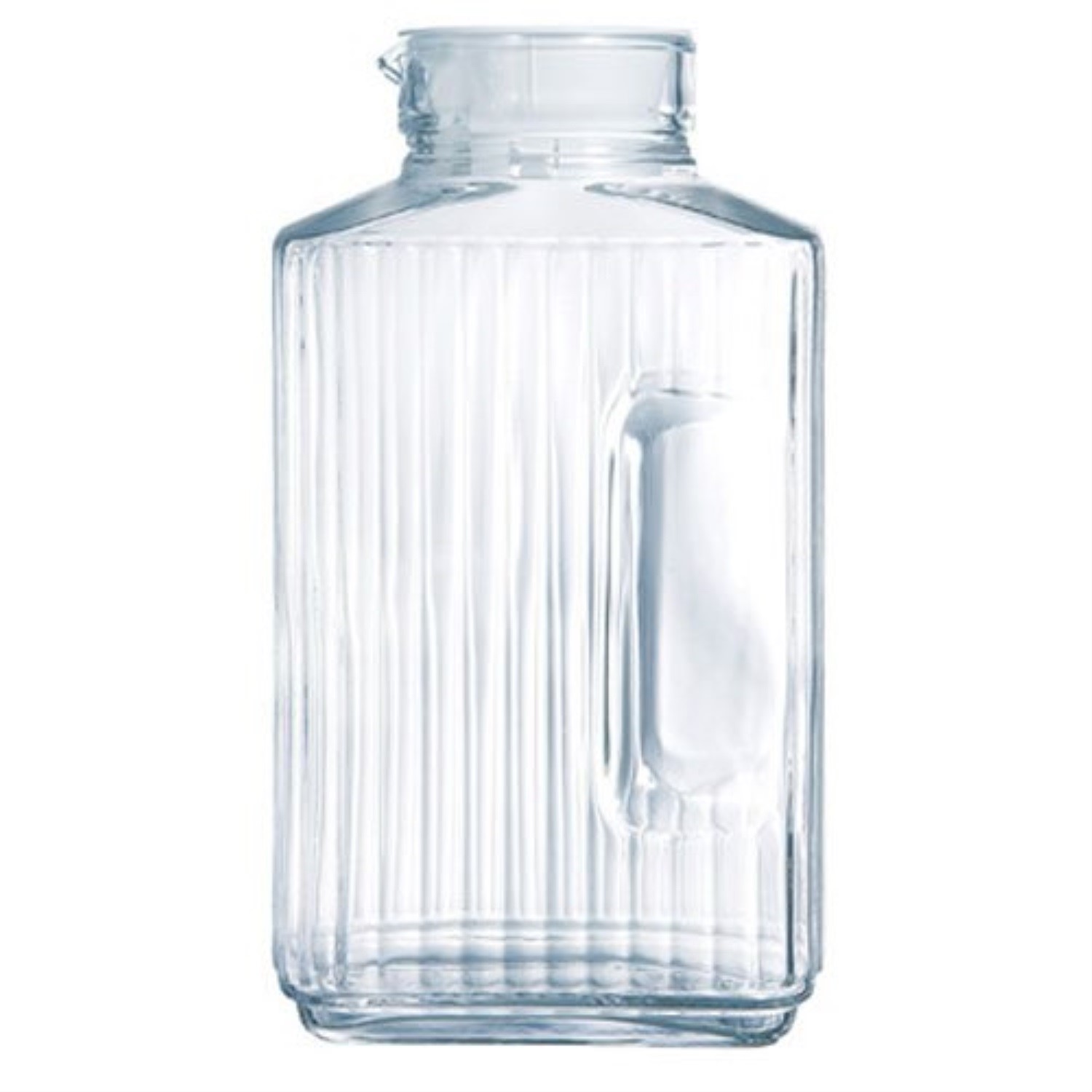 Luminarc Quadro 2Liter Glass Pitcher with Lid