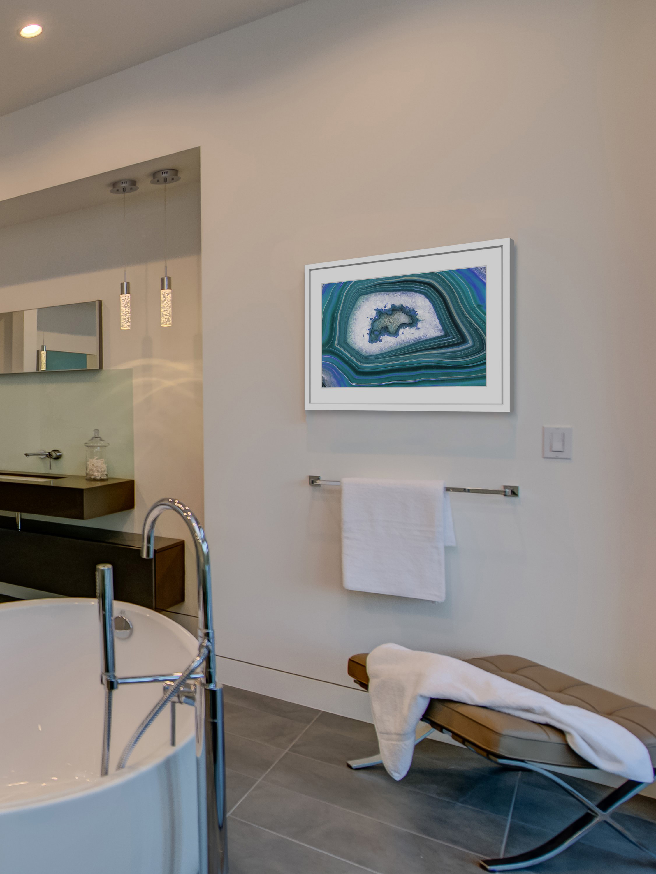 "Waves" Framed Painting Print