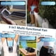 thumbnail image 3 of USB Rechargeable Waist Clip Fan with LED Light, 3 of 5