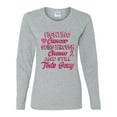 thumbnail image 2 of Wild Bobby Fighting Cancer And Still Sexy Breast Cancer Awareness Women Graphic Long Sleeve T-Shirt, Heather Grey, XX-Large, 2 of 6