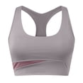 thumbnail image 4 of LIUJUNSHOP Womens Workout Set Fitness Yoga Pilates Crop Tank Twist Back Cami High Waisted Tummy Control Bike Short Purple XL, 4 of 4
