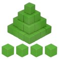 thumbnail image 1 of Uxcell Paquete de 50 Cubos de Madera DIY, Bloques de Madera Natural de 1.5cm de Lado en Colores, Verde, 1 of 1
