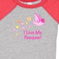 thumbnail image 4 of Inktastic I Love My Pawpaw Girls Baby Bodysuit, 4 of 5