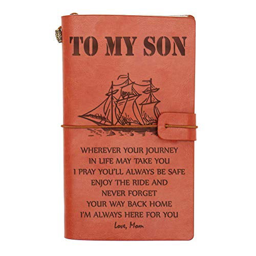 To My Son Notebook Artistic Journey Blessings Embossed Journal Travel Diary  Sketchbook (From Mom to Son) - Walmart.com