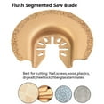 thumbnail image 4 of Lefu 64mm Half Circle Diamond Quick Release Oscillating Tool Saw Blade Cutting Disc, 4 of 9