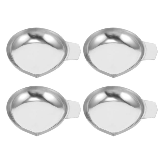 BESTYASH 4Ud De Acero Inoxidable Para Balanza Con Duradero Y Superficie Pulida Color Plata