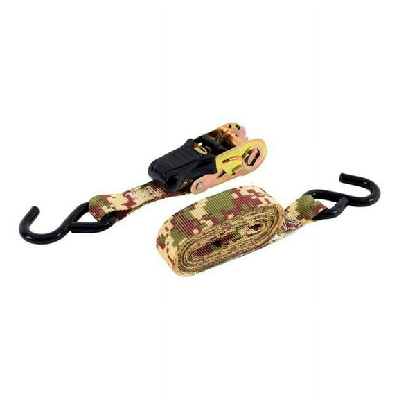 12 ft. x 500 lbs Tie Down Strap, Desert Camo