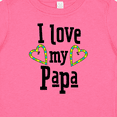 thumbnail image 4 of Inktastic I Love My Papa- Hearts Boys or Girls Baby T-Shirt, 4 of 5