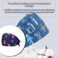 thumbnail image 2 of Gourd Caps Nurse Durability Pure Color Button Professional Assorted Widely-used Assorted Colors Surgical Colors Tie Back Work Uniform Operating Hats L06, 2 of 6
