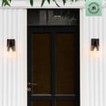 thumbnail image 3 of Aplique de Pared Exterior GLOBE Electric 60000025 de 1 Luz, Negro, 3 of 8