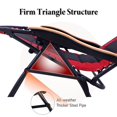 thumbnail image 5 of Sophia&William Outdoor Oversized Padded Zero Gravity Chairs Set of 2 - Red, 5 of 7