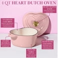 thumbnail image 2 of Horno holandés Paris Hilton de hierro fundido esmaltado, 4 litros, rosa, 2 of 7