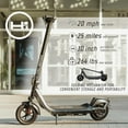 thumbnail image 2 of H-1 Pro Series Ace R450 Foldable Electric Scooter with 450W Brushless Motor, 20 mph Max Speed, 10” Self-Sealing Tubeless Tires, and 25.6 Mile Range, 2 of 5
