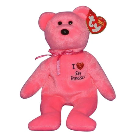 Ty Beanie Baby: I Love San Francisco the Bear | Stuffed Animal | MWMT s price history on PriceWatchPro